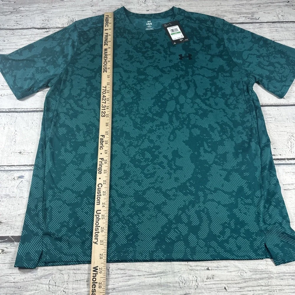 Under Armour Tech Vent Tee Men's Geode Green Moisture Wicking New size L NWT